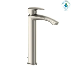 TOTO GM 1.2 GPM Single Handle Vessel Bathroom Sink Faucet with COMFORT GLIDE Technology, Brushed Nickel, Brass, TLG09305U#BN