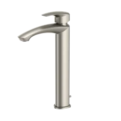 TOTO GM 1.2 GPM Single Handle Vessel Bathroom Sink Faucet with COMFORT GLIDE Technology, Brushed Nickel, Brass, TLG09305U#BN
