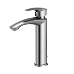 TOTO GM 1.2 GPM Single Handle Semi-Vessel Bathroom Sink Faucet with COMFORT GLIDE Technology, Polished Chrome, Brass, TLG09303U#CP