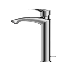 TOTO GM 1.2 GPM Single Handle Semi-Vessel Bathroom Sink Faucet with COMFORT GLIDE Technology, Polished Chrome, Brass, TLG09303U#CP