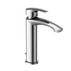TOTO GM 1.2 GPM Single Handle Semi-Vessel Bathroom Sink Faucet with COMFORT GLIDE Technology, Polished Chrome, Brass, TLG09303U#CP