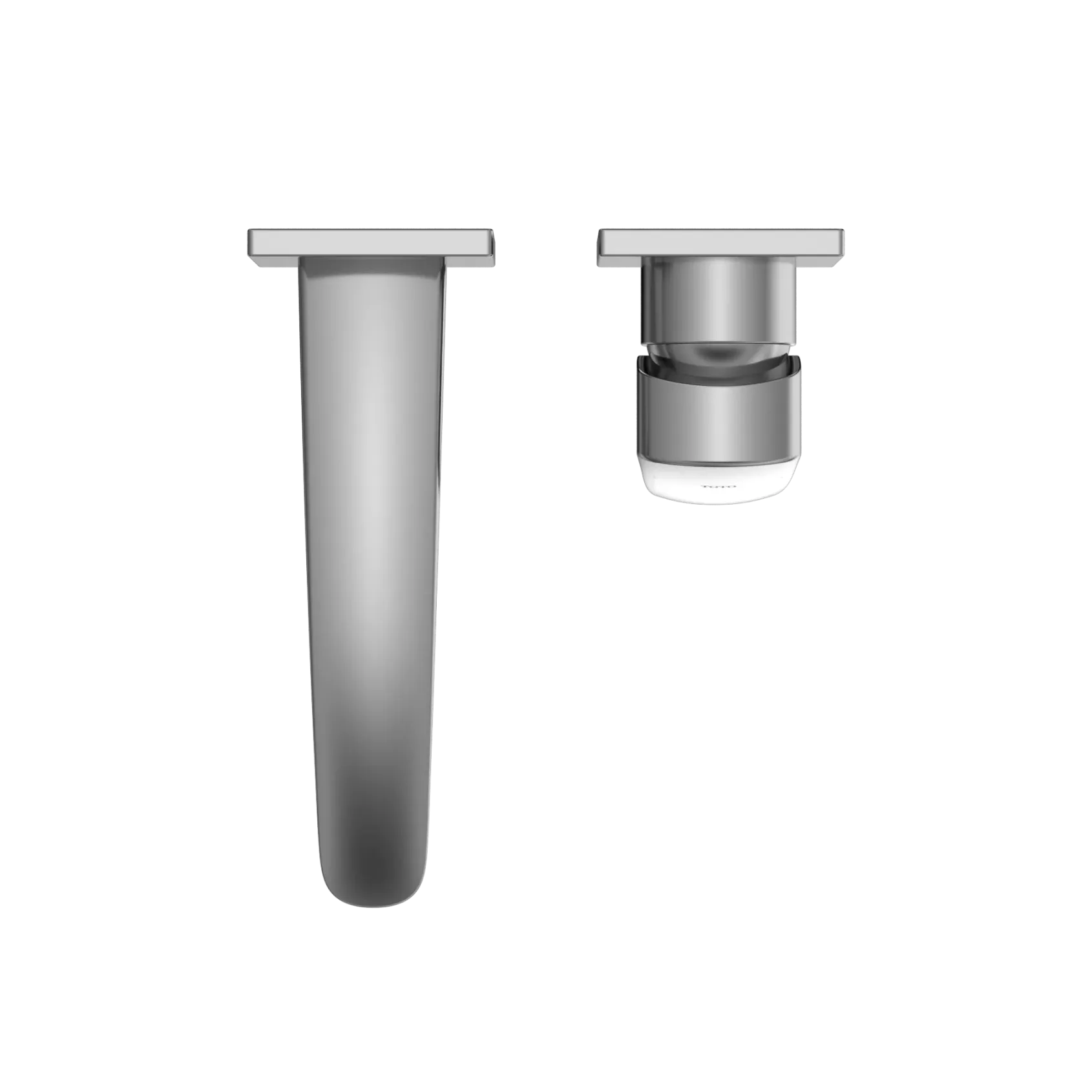 TOTO GM 1.2 GPM Wall-Mount Single-Handle Bathroom Faucet with COMFORT GLIDE Technology, Polished Chrome, Brass, TLG09307U#CP