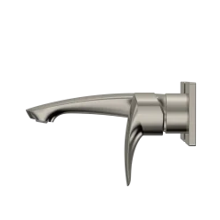 TOTO GM 1.2 GPM Wall-Mount Single-Handle Bathroom Faucet with COMFORT GLIDE Technology, Polished Nickel, Brass, TLG09307U#PN
