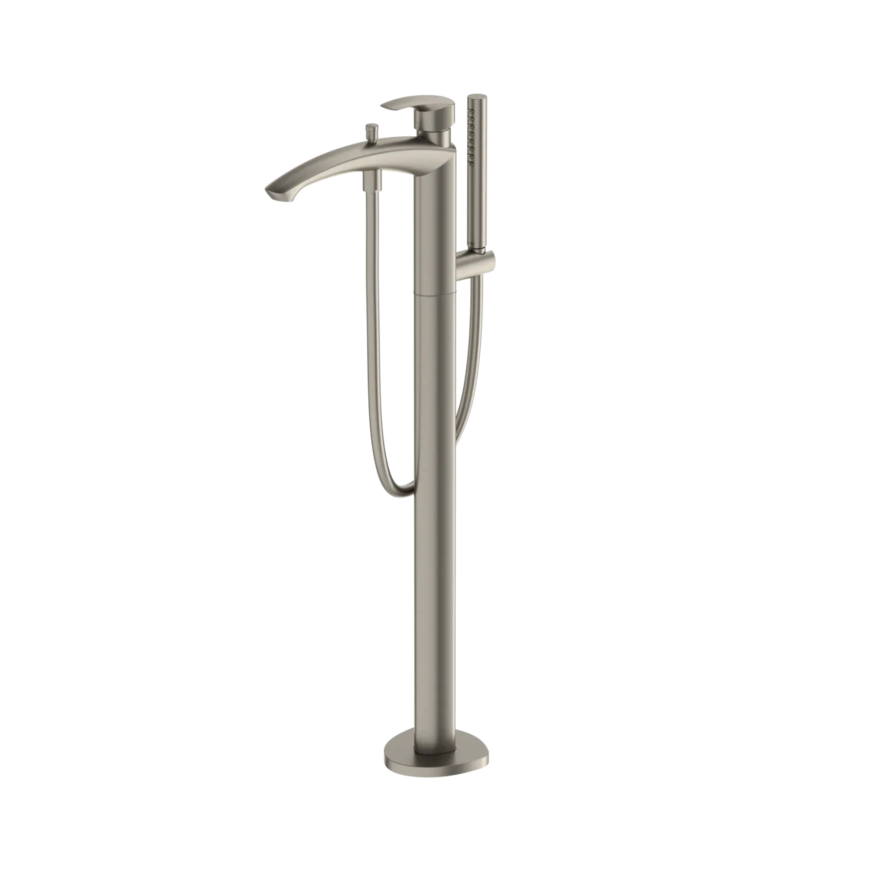 TOTO GM Single-Handle Free Standing Tub Filler with Handshower, Brushed Nickel, Brass, TBG09306U#BN