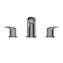 TOTO GM Two-Handle Deck-Mount Roman Tub Filler Trim, Polished Chrome, Brass, TBG09201U#CP