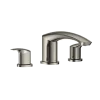 TOTO GM Two-Handle Deck-Mount Roman Tub Filler Trim, Polished Nickel, Brass, TBG09201U#PN