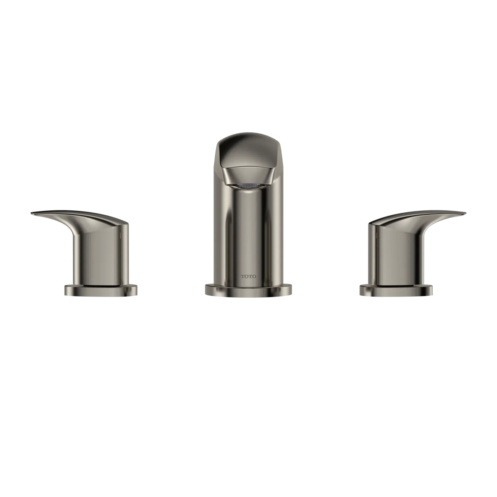 TOTO GM Two-Handle Deck-Mount Roman Tub Filler Trim, Polished Nickel, Brass, TBG09201U#PN