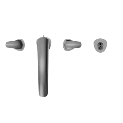 TOTO GM Two-Handle Deck-Mount Roman Tub Filler Trim with Handshower, Polished Chrome, Brass, TBG09202U#CP