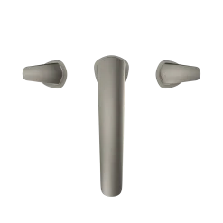 TOTO GM Two-Handle Deck-Mount Roman Tub Filler Trim, Brushed Nickel, Brass, TBG09201U#BN