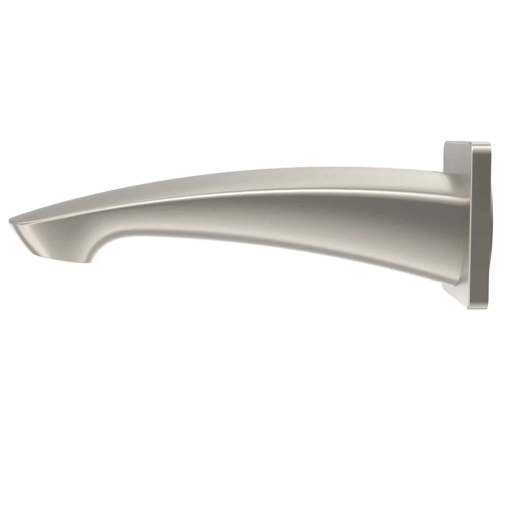 TOTO GM Wall Tub Spout, Brushed Nickel, Brass, TBG09001U#BN