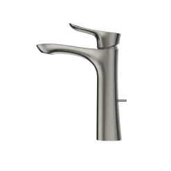 TOTO GO 1.2 GPM Single Handle Semi-Vessel Bathroom Sink Faucet with COMFORT GLIDE Technology, Polished Nickel, Brass, TLG01304U#PN