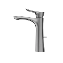 TOTO GO 1.2 GPM Single Handle Semi-Vessel Bathroom Sink Faucet with COMFORT GLIDE Technology, Polished Chrome, Brass, TLG01304U#CP