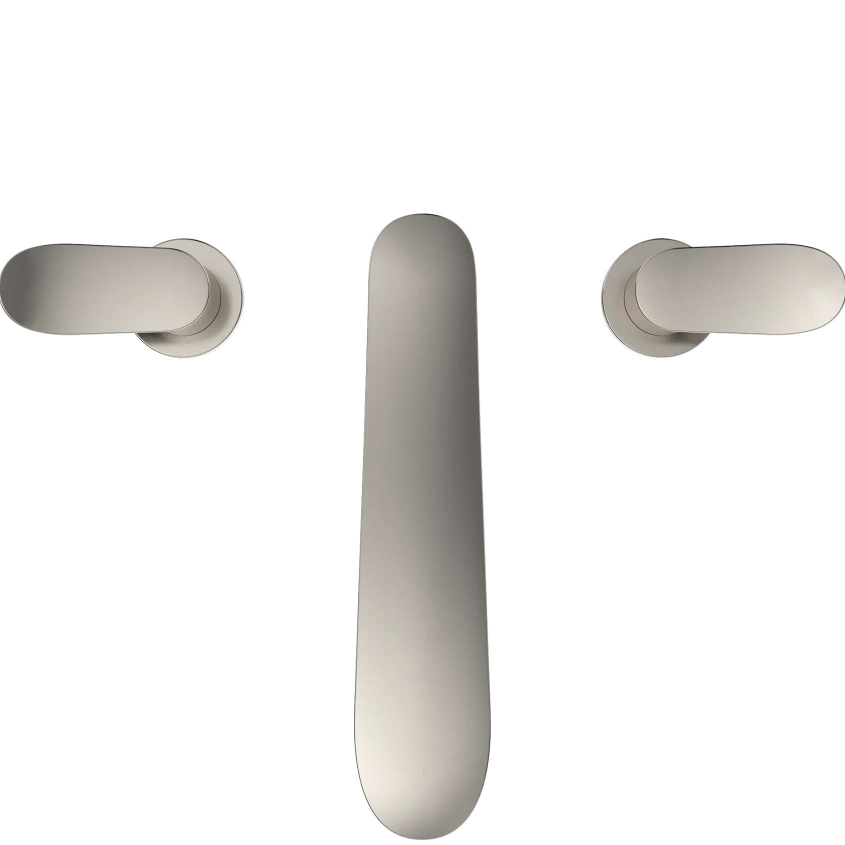 TOTO GO Two-Handle Deck-Mount Roman Tub Filler Trim, Polished Nickel, Brass, TBG01201U#PN