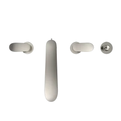 TOTO GO Two-Handle Deck-Mount Roman Tub Filler Trim with Handshower, Polished Nickel, Brass, TBG01202U#PN