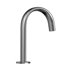 TOTO Gooseneck ECOPOWER 0.35 GPM Touchless Bathroom Faucet with Mixing Valve, 20 Second On-Demand Flow, Polished Chrome, Brass, T24S32EM#CP