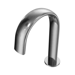 TOTO Gooseneck ECOPOWER 0.35 GPM Touchless Bathroom Faucet with Mixing Valve, 20 Second On-Demand Flow, Polished Chrome, Brass, T24S32EM#CP