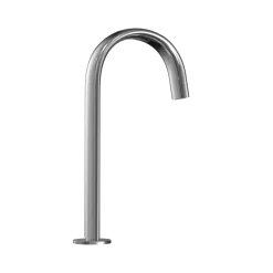 TOTO Gooseneck Vessel ECOPOWER 0.35 GPM Touchless Bathroom Faucet, 20 Second On-Demand Flow, Polished Chrome, Brass, T24T32E#CP