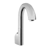 TOTO Gooseneck Wall-Mount ECOPOWER 0.35 GPM Electronic Touchless Sensor Bathroom Faucet with Thermostatic Mixing Valve, Polished Chrome, Brass, TEL163-D20ET#CP