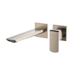 TOTO GR 1.2 GPM Wall-Mount Single-Handle Bathroom Faucet with COMFORT GLIDE Technology, Brushed Nickel, Brass, TLG02311U#BN