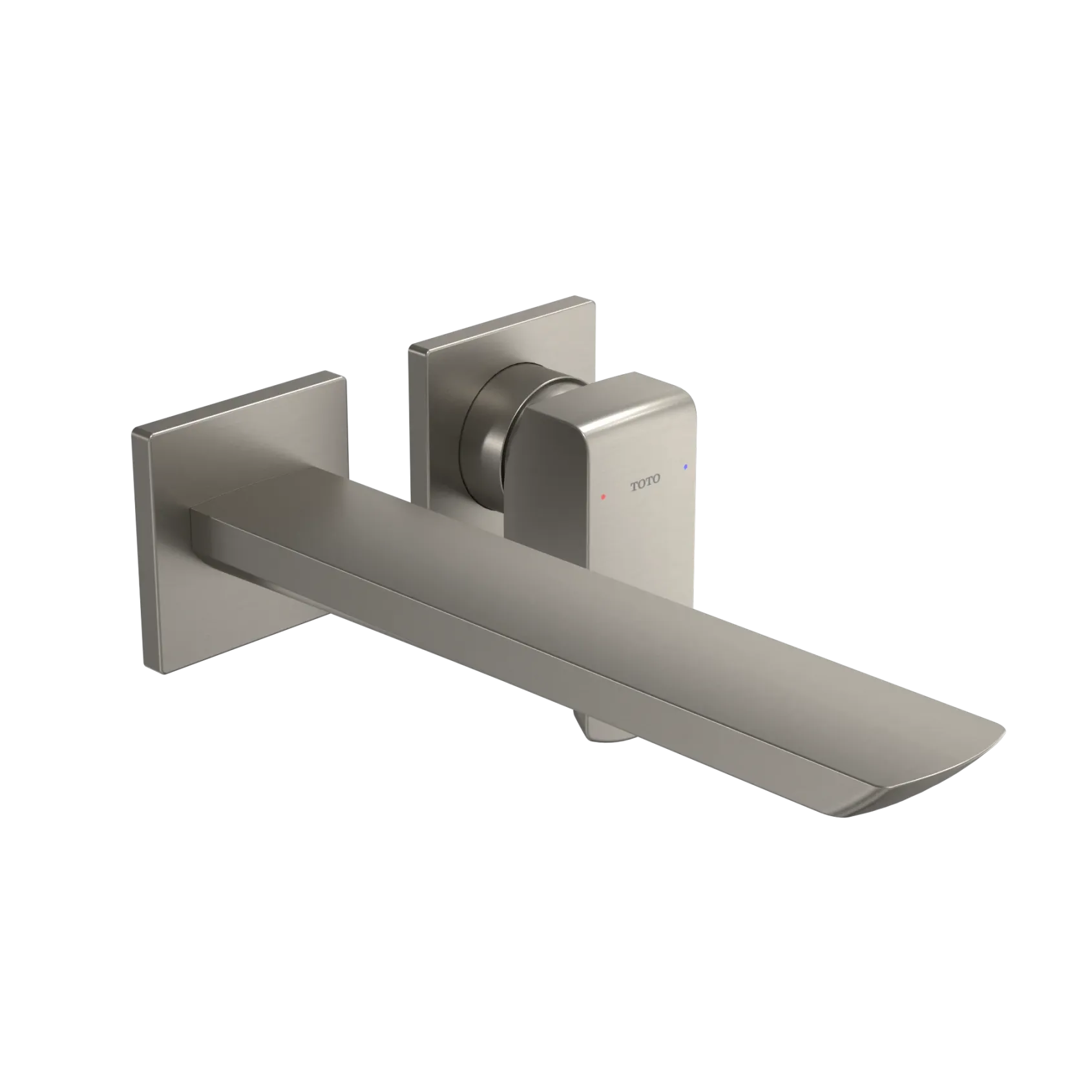 TOTO GR 1.2 GPM Wall-Mount Single-Handle Bathroom Faucet with COMFORT GLIDE Technology, Brushed Nickel, Brass, TLG02311U#BN