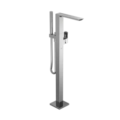 TOTO GR Single-Handle Freestanding Tub Filler Faucet with Handshower, Polished Chrome, Brass, TBG02306U#CP