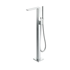 TOTO GR Single-Handle Freestanding Tub Filler Faucet with Handshower, Polished Chrome, Brass, TBG02306U#CP
