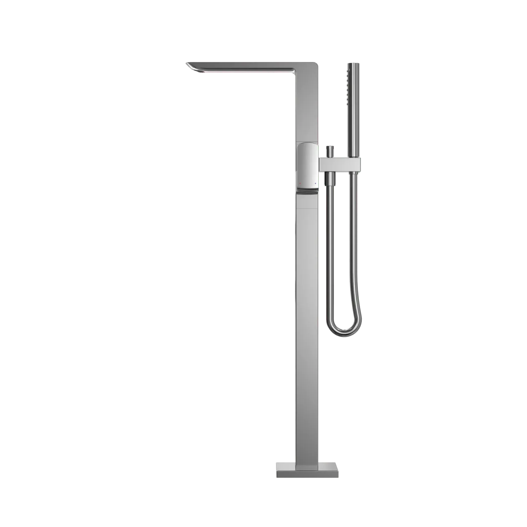 TOTO GR Single-Handle Freestanding Tub Filler Faucet with Handshower, Polished Chrome, Brass, TBG02306U#CP