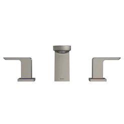 TOTO GR Two-Handle Deck-Mount Roman Tub Filler Trim, Brushed Nickel, Brass, TBG02201U#BN