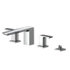 TOTO GR Two-Handle Deck-Mount Roman Tub Filler Trim with Handshower, Polished Chrome, Brass, TBG02202U#CP