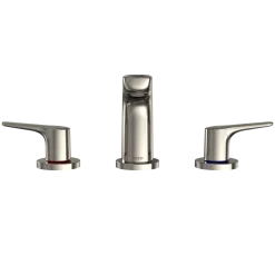 TOTO GS 1.2 GPM Two Handle Widespread Bathroom Sink Faucet, Polished Nickel, Brass, TLG03201U#PN