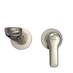 TOTO GS 1.2 GPM Wall-Mount Single-Handle Bathroom Faucet with COMFORT GLIDE Technology, Polished Nickel, Brass, TLG03308U#PN