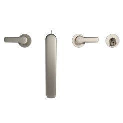 TOTO GS Four-hole Deck-Mount Roman Tub Filler Trim with Handshower, Polished Nickel, Brass, TBG03202U#PN