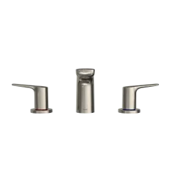 TOTO GS Two-Handle Deck-Mount Roman Tub Filler Trim, Polished Nickel, Brass, TBG03201U#PN