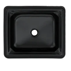 TOTO Guinevere Rectangular Undermount Bathroom Sink, Ebony, Vitreous China, LT973#51