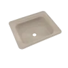 TOTO Guinevere Rectangular Undermount Bathroom Sink with CEFIONTECT, Bone, Vitreous China, LT973G#03