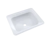 TOTO Guinevere Rectangular Undermount Bathroom Sink with CEFIONTECT, Cotton White, Vitreous China, LT973G#01