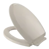 TOTO Guinevere SoftClose Non Slamming, Slow Close Elongated Toilet Seat and Lid, Bone, Plastic, SS224#03