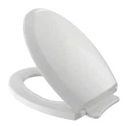 TOTO Guinevere SoftClose Non Slamming, Slow Close Elongated Toilet Seat and Lid, Colonial White, Plastic, SS224#11