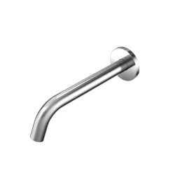 TOTO Helix Wall-Mount AC Powered 0.5 GPM Touchless Bathroom Faucet with Mixing Valve, 20 Second Continuous Flow, Polished Chrome, Brass, T26L53AM#CP