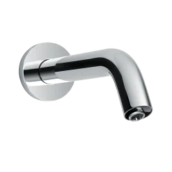 TOTO Helix Wall-Mount ECOPOWER 0.35 GPM Electronic Touchless Sensor Bathroom Faucet, Polished Chrome, Brass, TEL133-D20E#CP