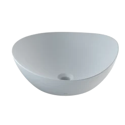 TOTO Kiwami Asymmetrical Vessel Bathroom Sink with CEFITONTECT, CLEAN MATTE, Ceramic, LT477MT#CMW