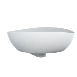 TOTO Kiwami Asymmetrical Vessel Bathroom Sink with CEFITONTECT, CLEAN MATTE, Ceramic, LT477MT#CMW