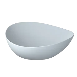 TOTO Kiwami Asymmetrical Vessel Bathroom Sink with CEFITONTECT, CLEAN MATTE, Ceramic, LT477MT#CMW