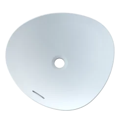 TOTO Kiwami Asymmetrical Vessel Bathroom Sink with CEFITONTECT, CLEAN MATTE, Ceramic, LT477MT#CMW