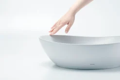 TOTO Kiwami Asymmetrical Vessel Bathroom Sink with CEFITONTECT, CLEAN MATTE, Ceramic, LT477MT#CMW