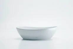 TOTO Kiwami Asymmetrical Vessel Bathroom Sink with CEFITONTECT, Cotton White, Ceramic, LT477G#01