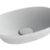 TOTO Kiwami Oval 16 Inch Vessel Bathroom Sink with CEFIONTECT, CLEAN MATTE, Ceramic, LT473MT#CMW