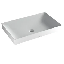 TOTO Kiwami Rectangular 23" Vessel Bathroom Sink with CEFIONTECT, CLEAN MATTE, Ceramic, LT476MT#CMW