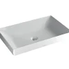 TOTO Kiwami Rectangular 23" Vessel Bathroom Sink with CEFIONTECT, Cotton White, Ceramic, LT476GR#01