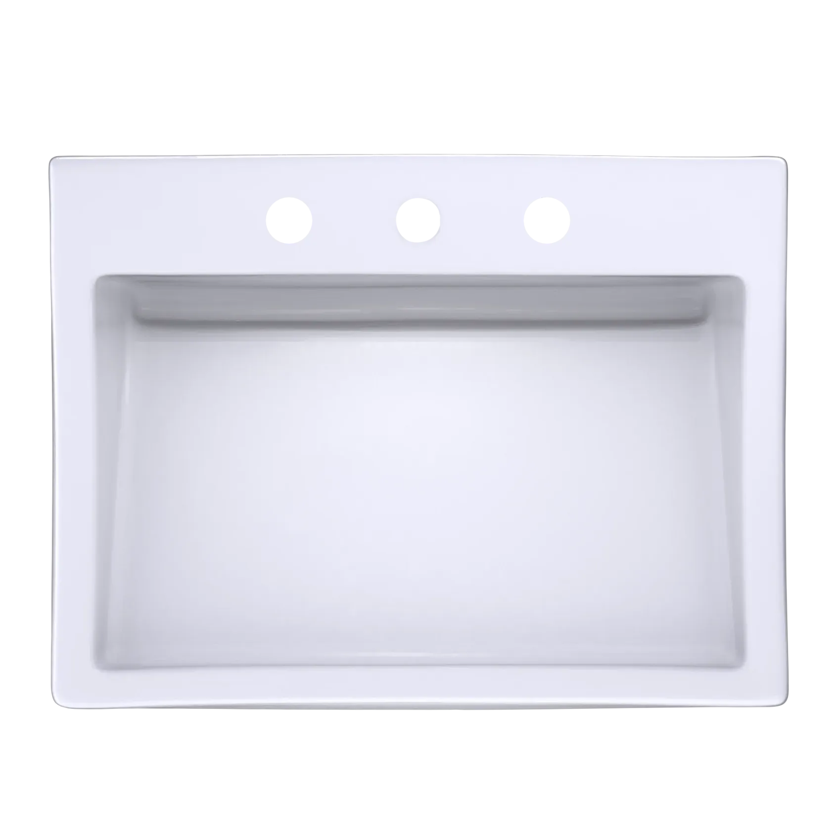 TOTO Kiwami Renesse Design I Rectangular Fireclay Vessel Bathroom Sink with CEFIONTECT for 8 Inch Faucets, Cotton White, Fired Clay, LT171.8G#01